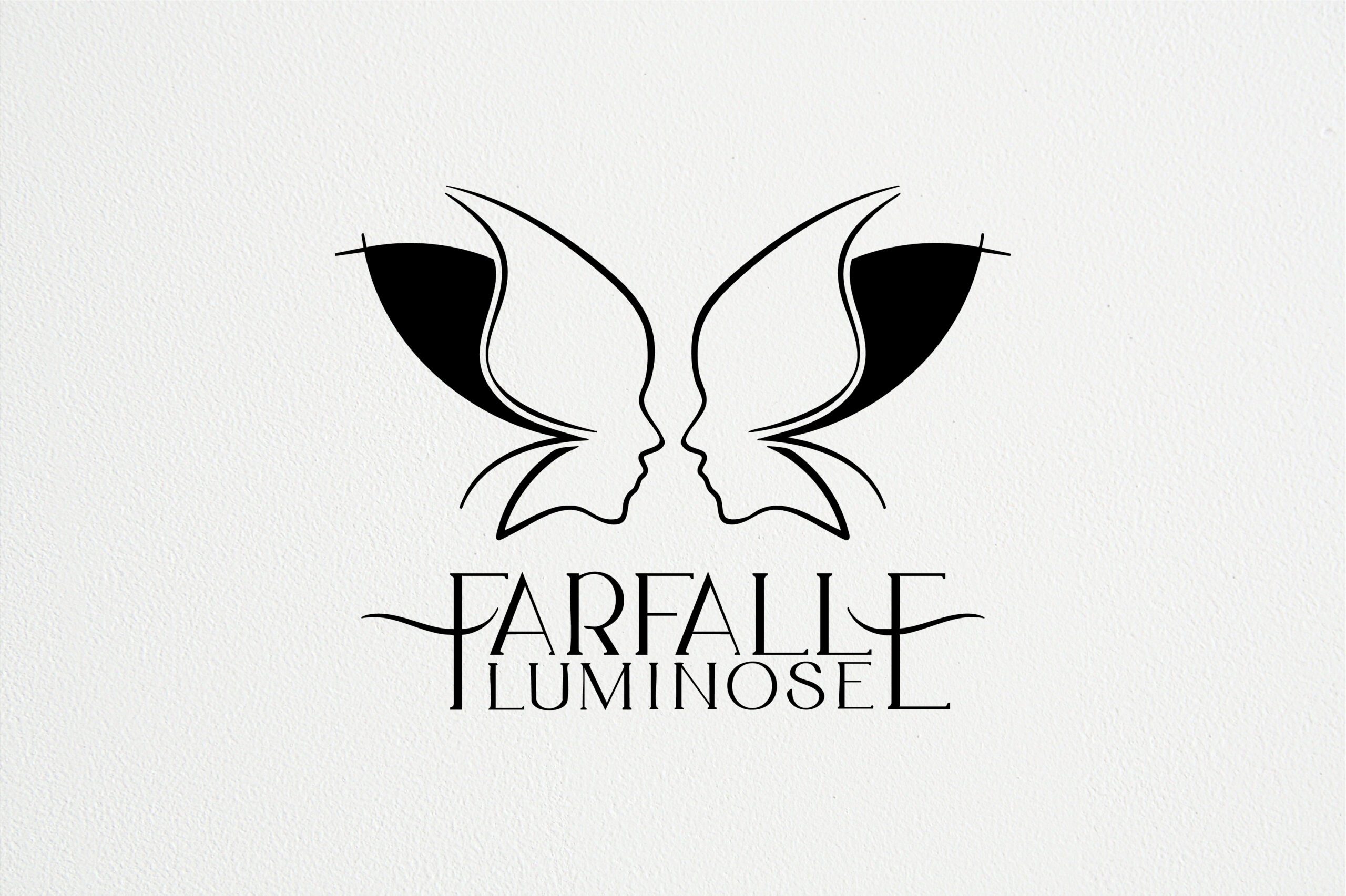 LOGO - FARFALLE LUMINOSE LUCA SERGI WEB DESIGNER E GRAFICO FREELANCE