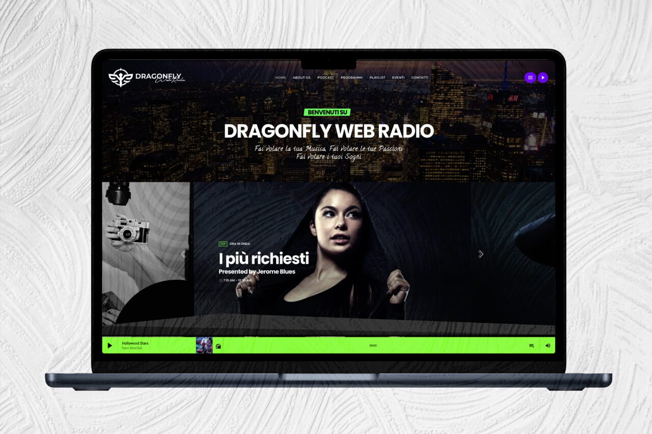 SITO - DRAGONFLY LUCA SERGI WEB DESIGNER E GRAFICO FREELANCE